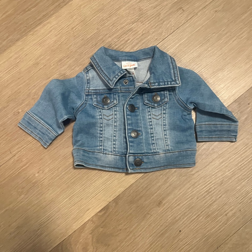 Cat & Jack Light Blue Denim Jacket for Kids
